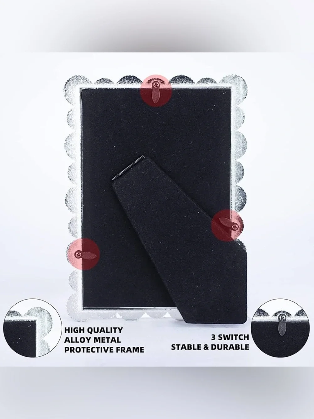 4x6 Photo Frame NIB • Sapphire Rhinestone